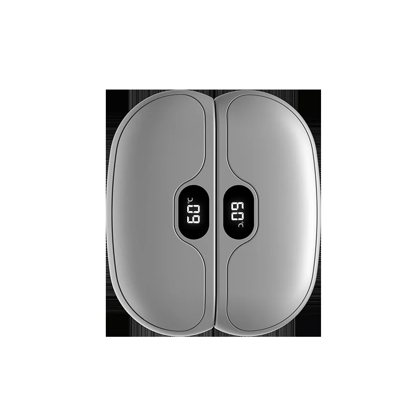 Magnetic Hand Warmer, USB Charging, Detachable Hand Warmer, Digital Temperature Display Portable Heater Two-Part Format