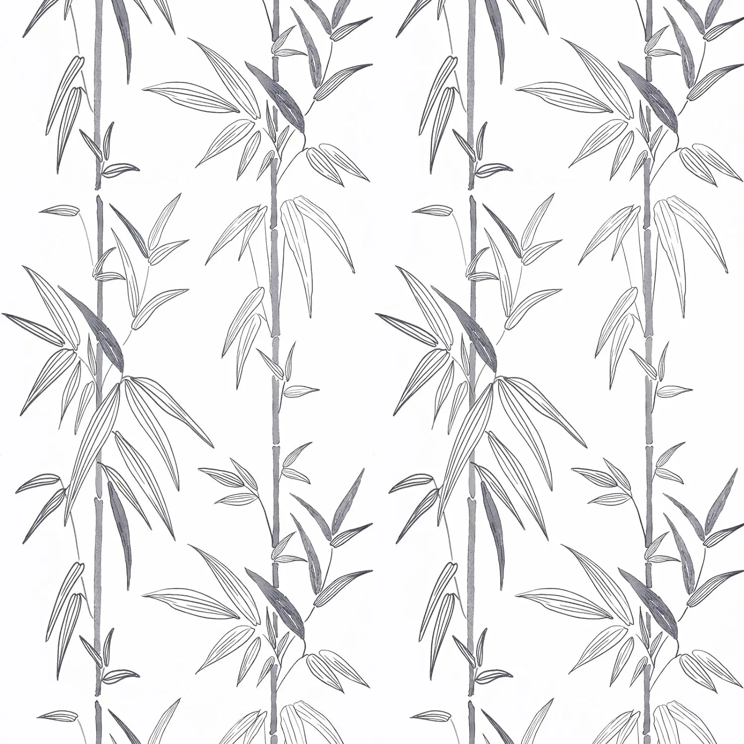 Artistico Bamboo Casca e Vara Papel de Parede Papel de Contato Auto-adesivo Cinza Branco Casa Decoração da Parede do Quarto