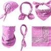 URATOT 16 Pieces Paisley Bandanas Cowboy Bandana Handkerchiefs Paisley Print Head Wrap Scarf, Assorted 16 Colors 4