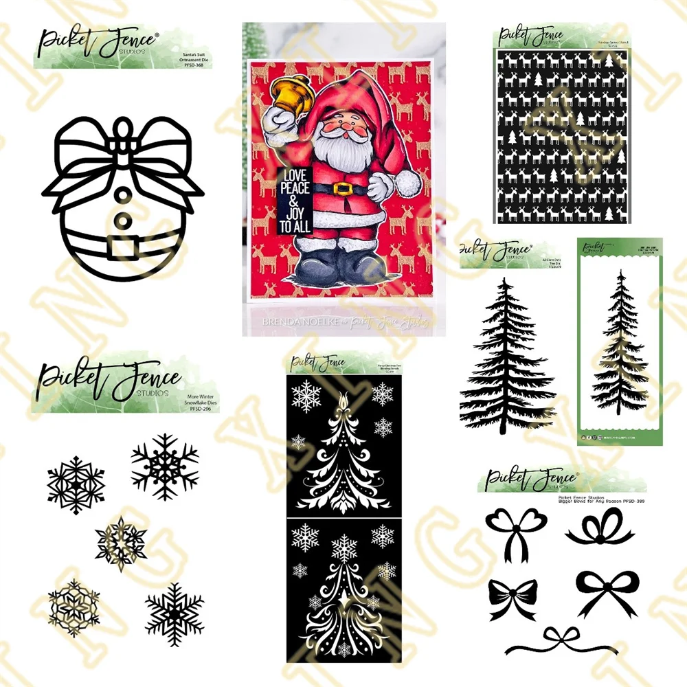 

Giant Christmas Tree Die Metal Cutting Dies Stencils for DIY Scrapbooking Album Stamp Make Paper Card Embossing 2023 New