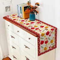Shana Tova Jewish New Year Linen Table Runners Dresser Scarves Reusable Rosh Hashanah Table Runners Kitchen Dining Decorations 3