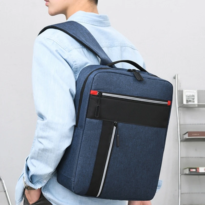 Durable Backpack for Men Large Capacity Laptop Backpack with USB Charging Port for Business School and Travel