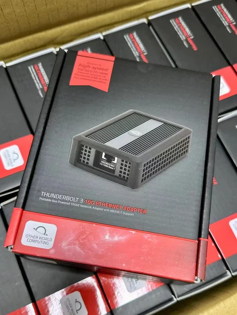 ルーター・ネットワーク機器 OWC Thunderbolt 3 10G Ethernet Adapter OWC Thunderbolt 3 10G Ethernet Adapter | Thunderbolt Technology