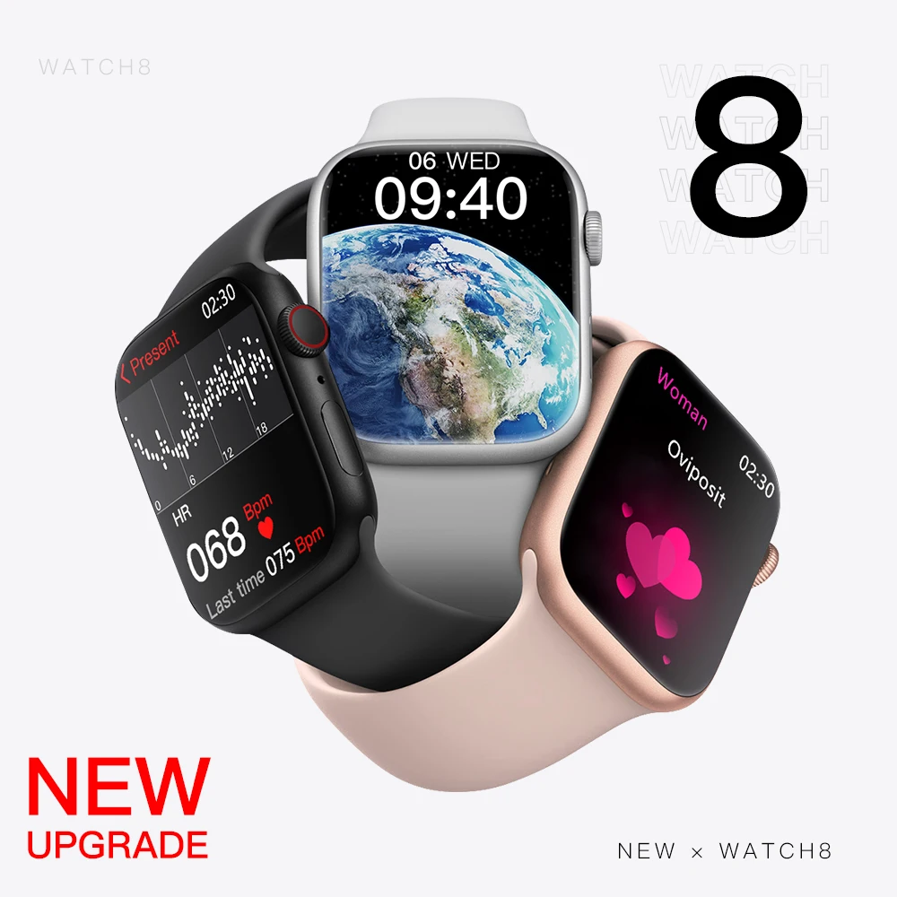  4 5 6 10 Pcs W58 Ʈ ġ  IWO ø 8 ECG NFC Siri  ȭ  IP68 45MM  Smartwatch