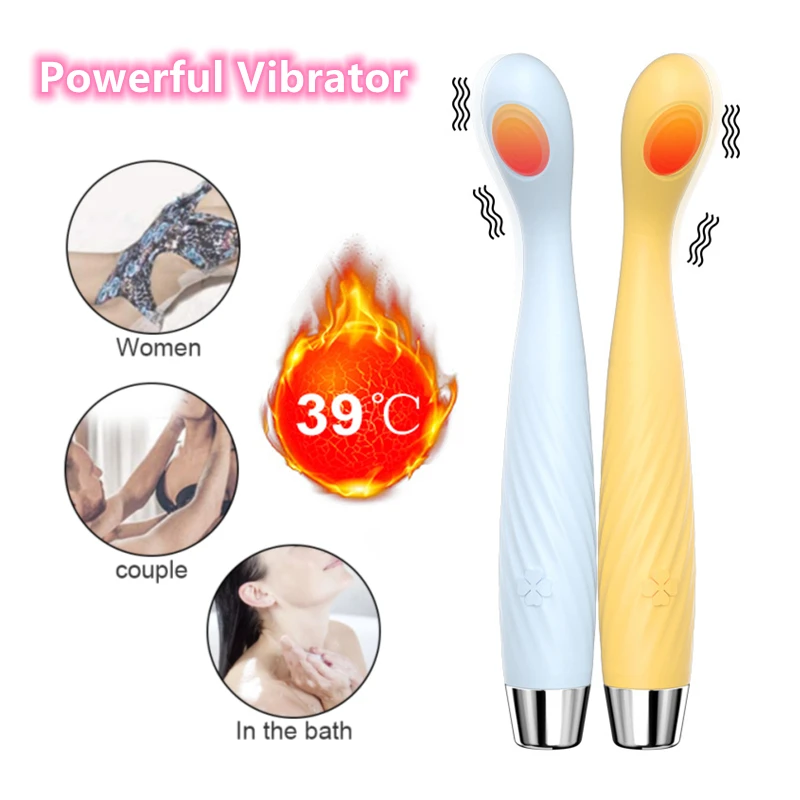 Powerful Warming Heating G Spot Vibrators for Women Nipple Clitoris Stimulator Vagina Massager Female Masturbator Adult Sex Toys