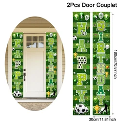 Soccer - Themed Birthday Party Backdrop and Photo Booth Props (Door couplet)