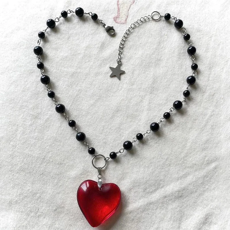 Collana RECARLO Anniversary love Collana con ciondolo cuore Oro bianco 750 Diamanti Diamanti Donna