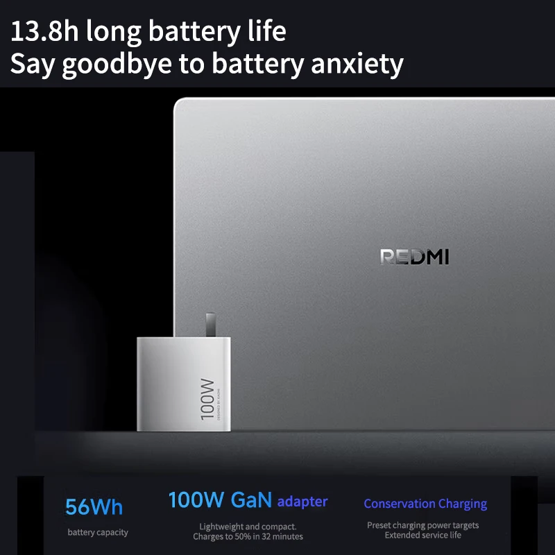 Xiaomi Laptop REDMI Book 14 2025 2.8K 120Hz Screen Dolby VISION ATMOS Xiaomi Hyper OS Connect New Intel Core 5-220H Notebook PC 5