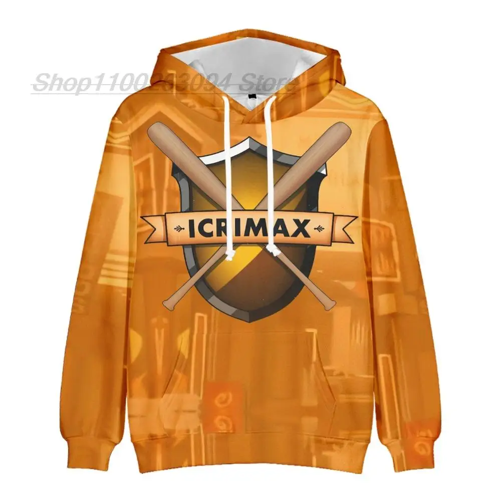 

Icrimax Hoodie Boy girls kids Sweatshirts Streetwear Teenage Hoodies Children Clothes y2k Outwear Unisex Classic Hoodies Humor