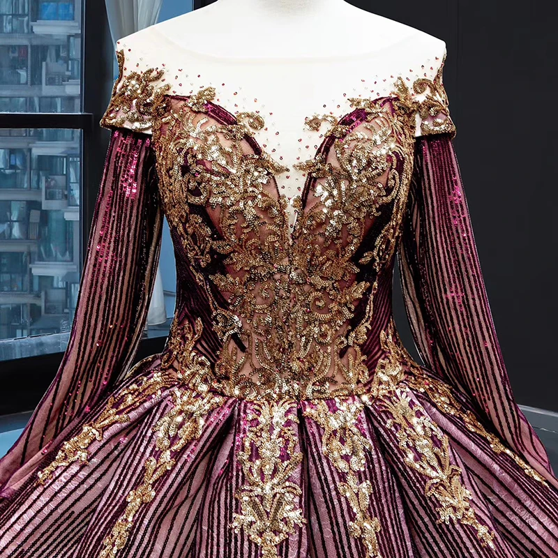 Рисунок 6 - Длинные вечерние платья с блестками RSM66754