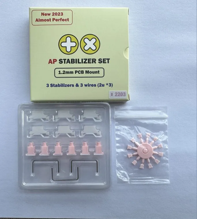 PCB Mount TX estabilizadores Set, 1.2mm, 1.2T