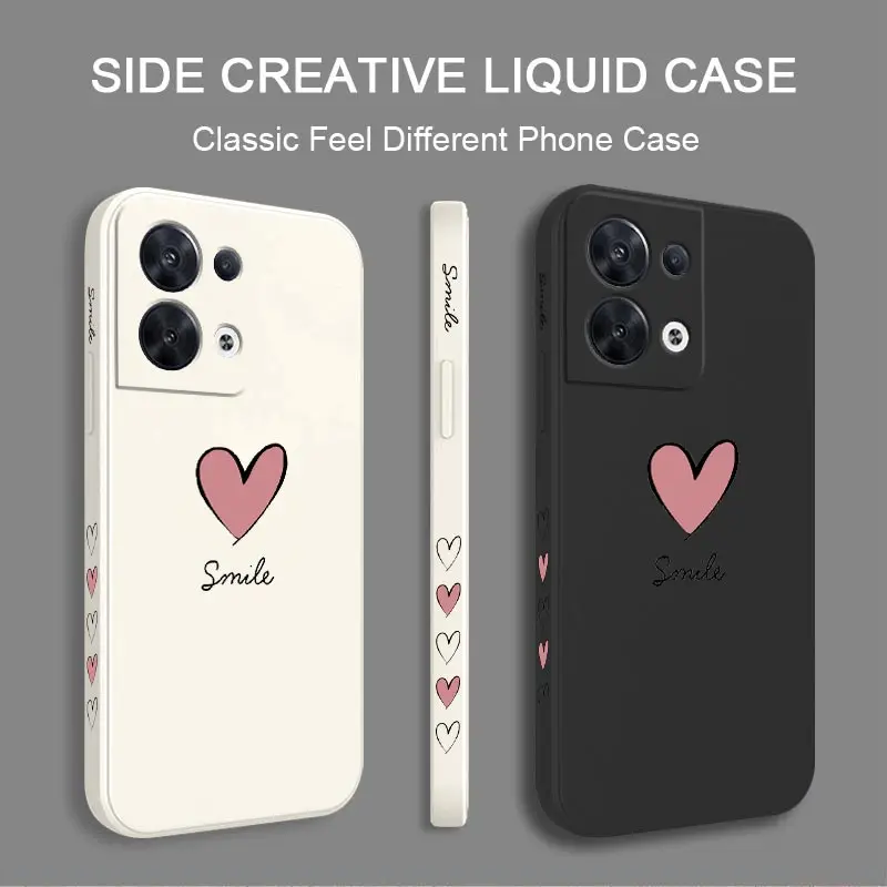 Big Red Heart Liquid Silicone Phone Case