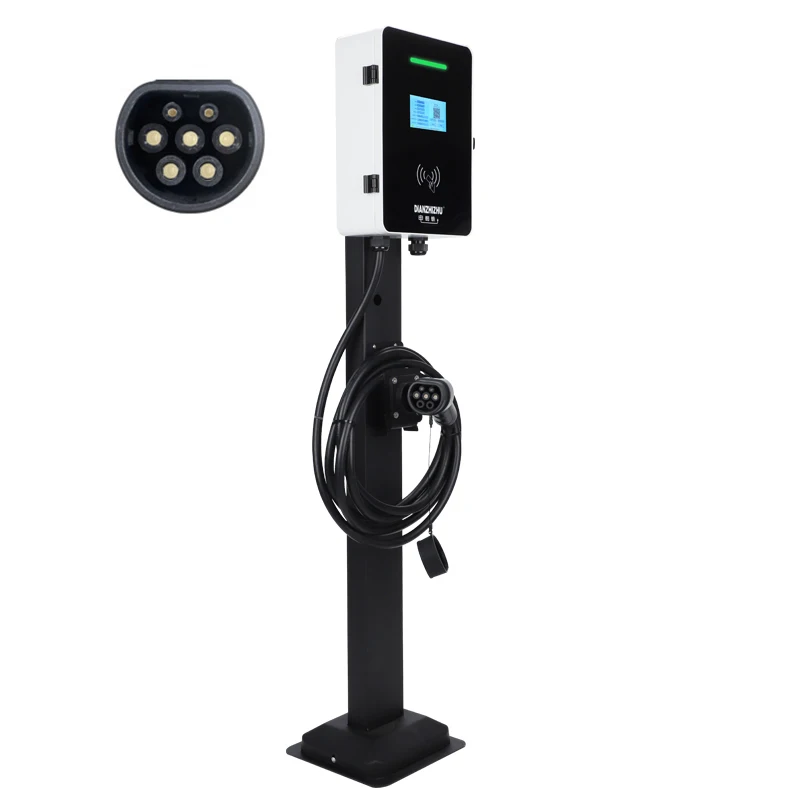 

Type2 Wall-mounted AC Ev Charger Wallbox 380V 11KW Floor mounted charging station Suitable for Tesla Model 3 y s x BMW i3 ix3