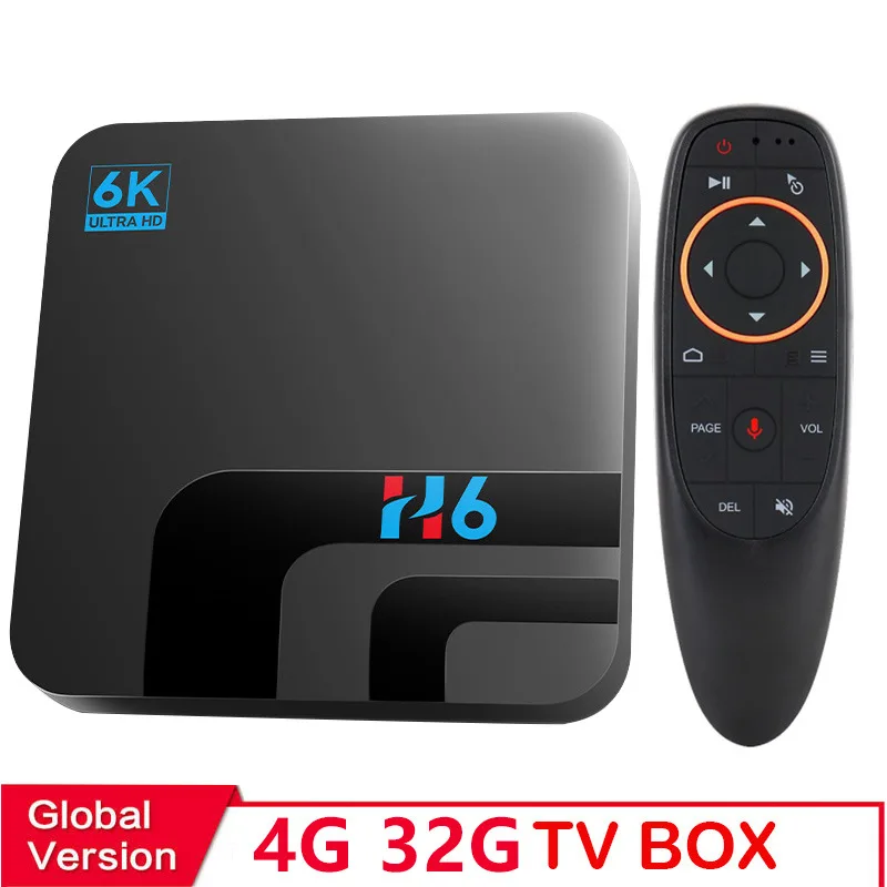 Compre Fabricante De Ventas Al Por Mayor Android Tv Box H6 2g 16g 6k  Reproductor De Red Ultra Claro Decodificador Eléctrico y Android Tv Box de  China por 35 USD