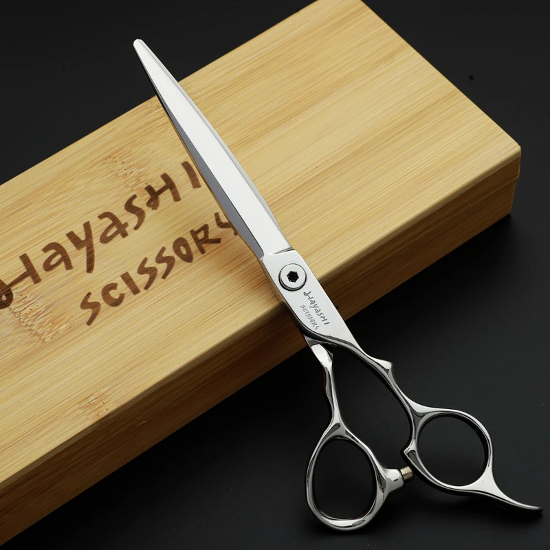 HAYASHI Lin Shenzhao hair scissors ladies 'markless thinning shears 6.5 inches VG10 cobalt alloy steel salon hair tools customized digital hollow bangle personalized stainless steel open bangle ladies jewelry accessories