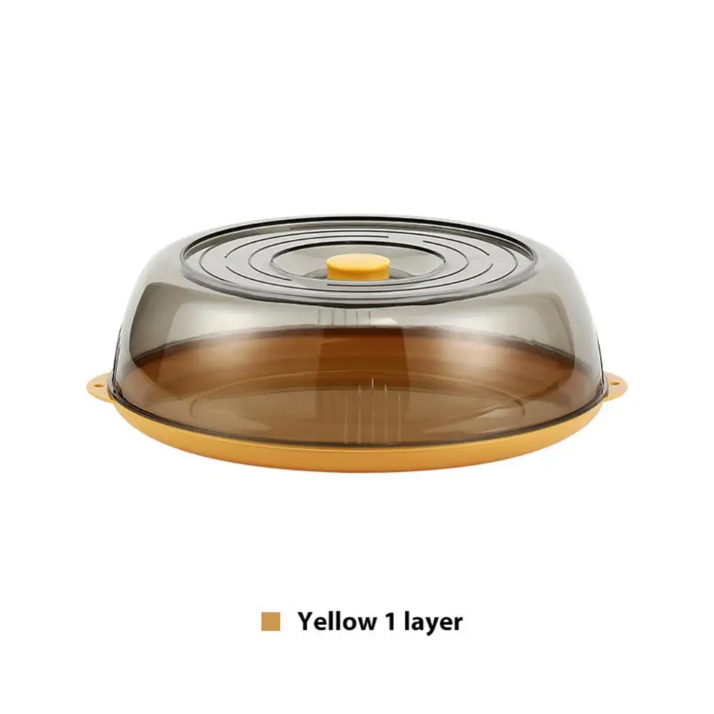 Insulation Dish Cover Household Cover Vegetable Leftovers Multi-layer Transparent Insulation Dust Bugs Rice