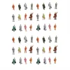 24pcs HO Scale Model Train Railway street People Miniature Model figures Passenger For Architectural Building Landscape railway 3