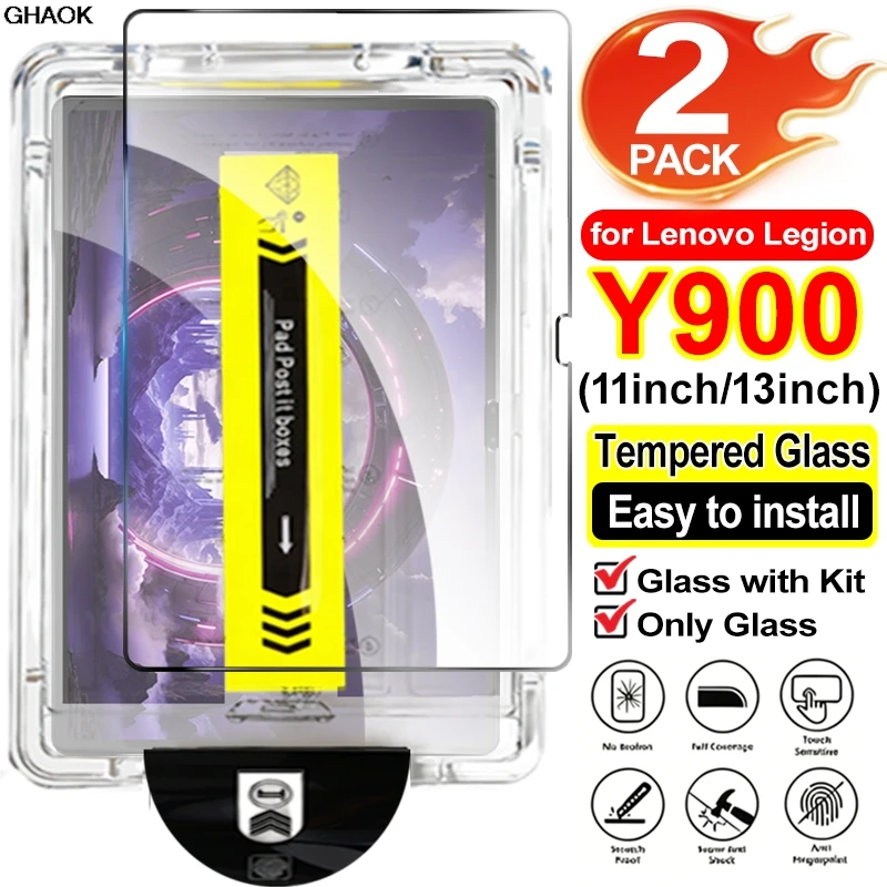 Premium Tempered Glass Screen Protectors with Easy Installation