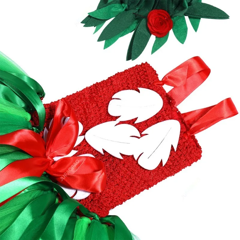 Cosplay Costume Tutu Dress Girls Party Princess Outfits Garland Baby Christmas Halloween Hawaiian