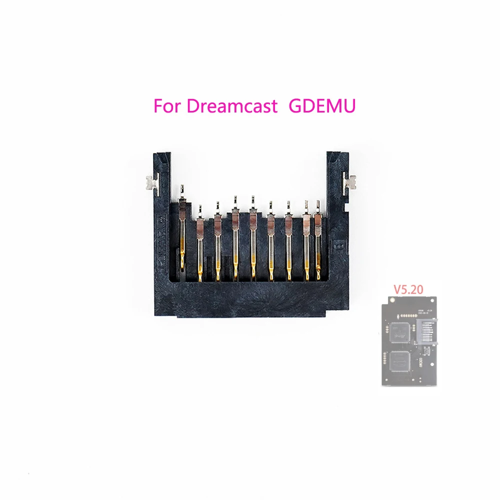 

100PCS FPS009-3003 card slot For Dreamcast DC GDEMUV5.20 V5.5 V5.15 SD card slot connector repair accessory