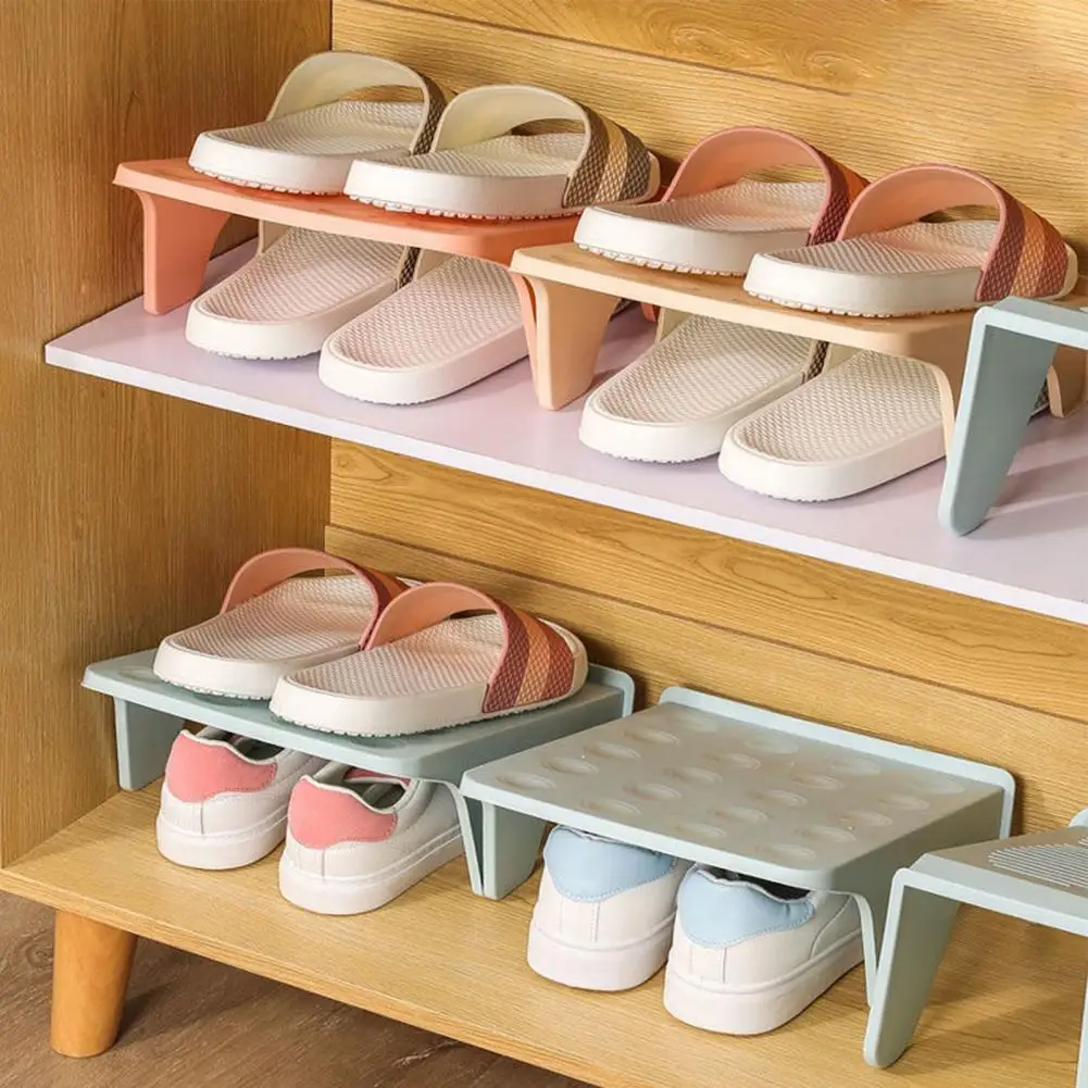 Double Shelf Shoe Rack Cabinets Wardrobe Shoe Storage Organizer Household Multifunctional Holder Shelf Multi-use Rack shoe rack shoe organizer shoe cabinet