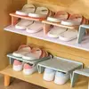 Double Shelf Shoe Rack Cabinets Wardrobe Shoe Storage Organizer Household Multifunctional Shoe Holder Shelf Multi-use Shoe Rack 4