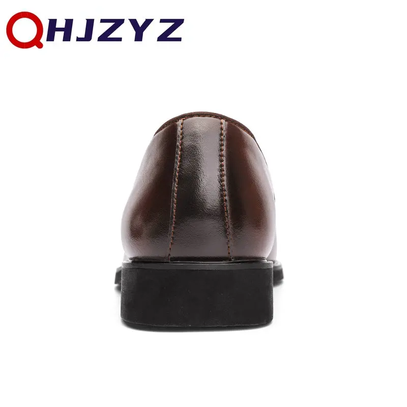 Men Red Sole Loafers Shoes PU Solid Color Fashion Business Casual Party Daily Versatile Simple Classic Dress Shoes Big Size 47 5
