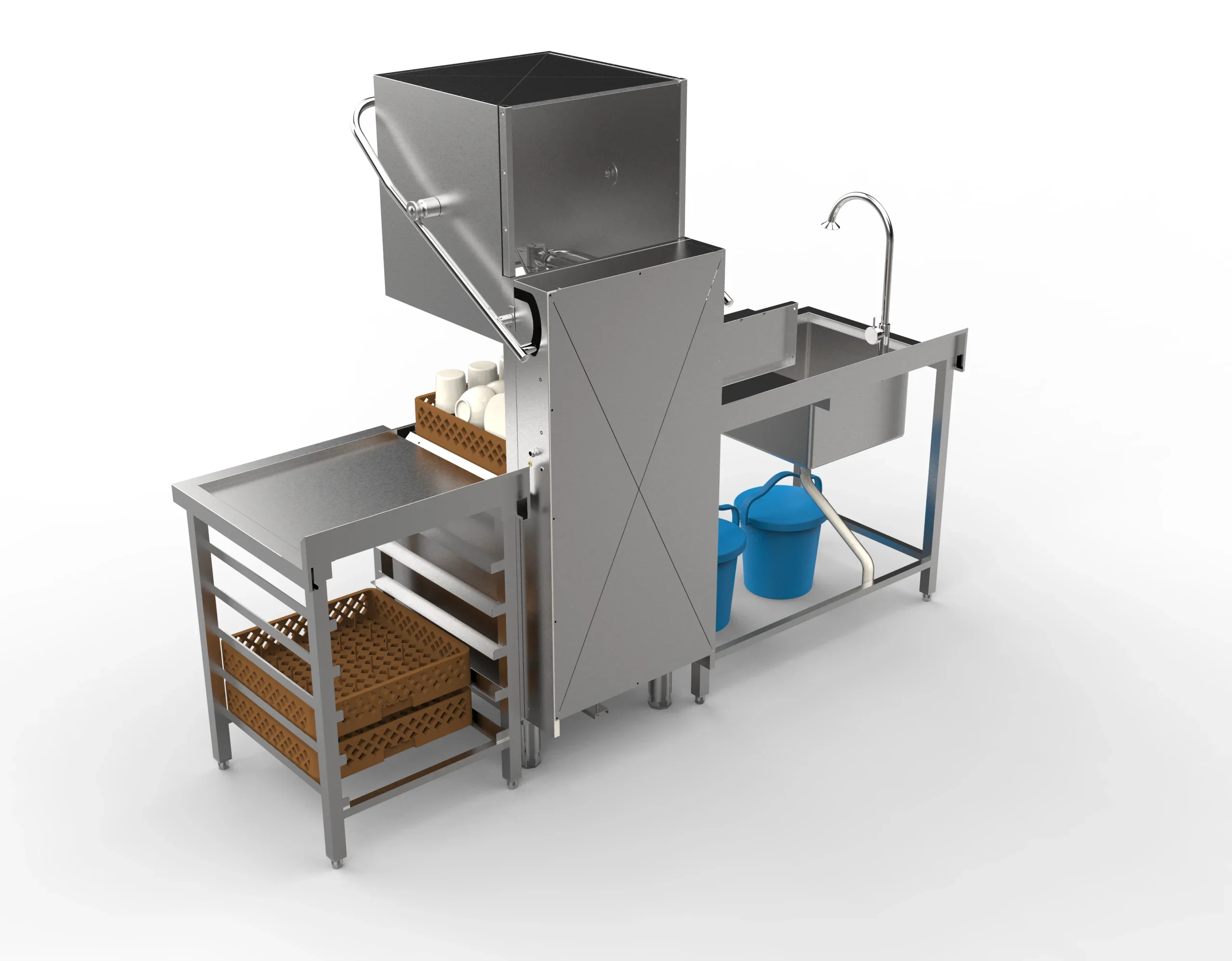 Lower Cost Drying And Disinfecting Cabinet Restaurant Kitchen Tableware Cleaning Dishwasher Machine 5