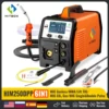 HITBOX Double Pulse Aluminum Welder MIG Welding Machine HIM250 DPP 180A MIG Gas/Gasless /MMA/Lift TIG IGBT Inverter Welders 1