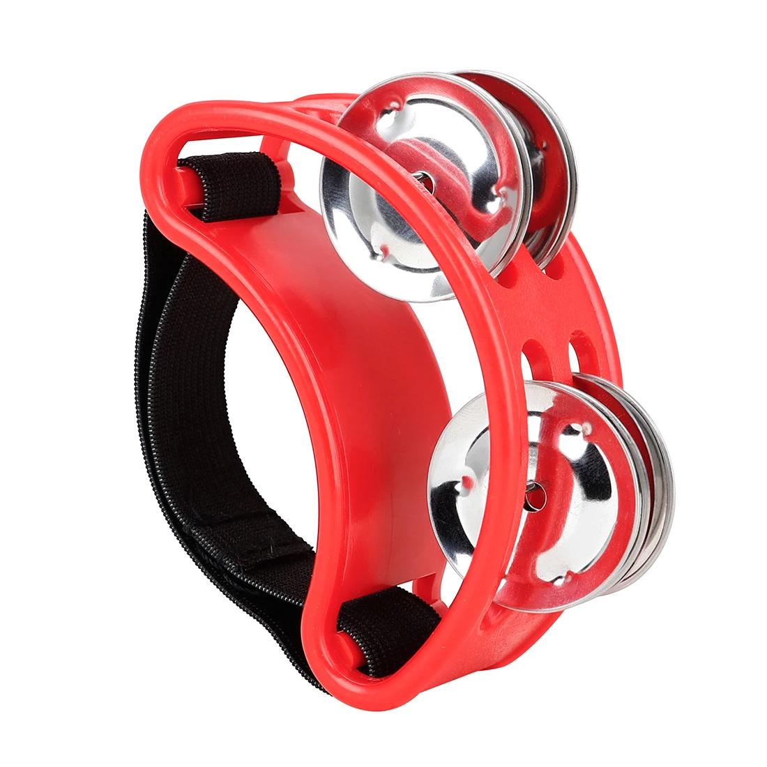 Foot Tambourine Metal Jingle Bell Portable Drum Percussion Instruments Parts