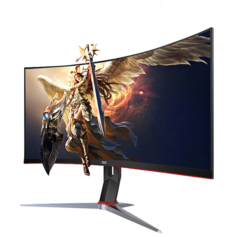 24 inch LED/LCD Ultra-thin Compute Curved Screen Monitor PC 75Hz HD Gaming  HDMI