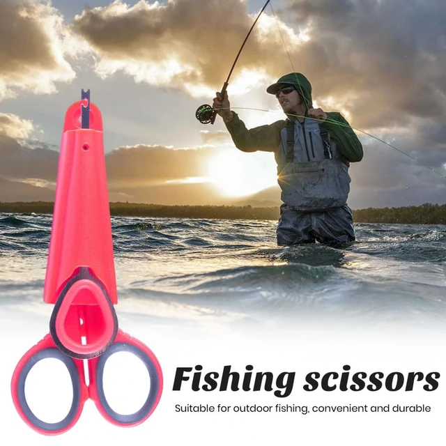 Braided Line Cutting Scissors Versatile Folding Fishing Scissors