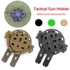 Gun Holster Molle Quick Disconnect Kit Hunting Pistol Holster Adapter 360 Degree Angles Platform Adapter for Glock 17 19 22 23 3