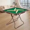 20562-0b49c9.jpg Mahjong Table with 4 Cup Holders&4 Drawers for 4 People, Foldable Portable Square Mahjong Table for Various Sorts of Table Games