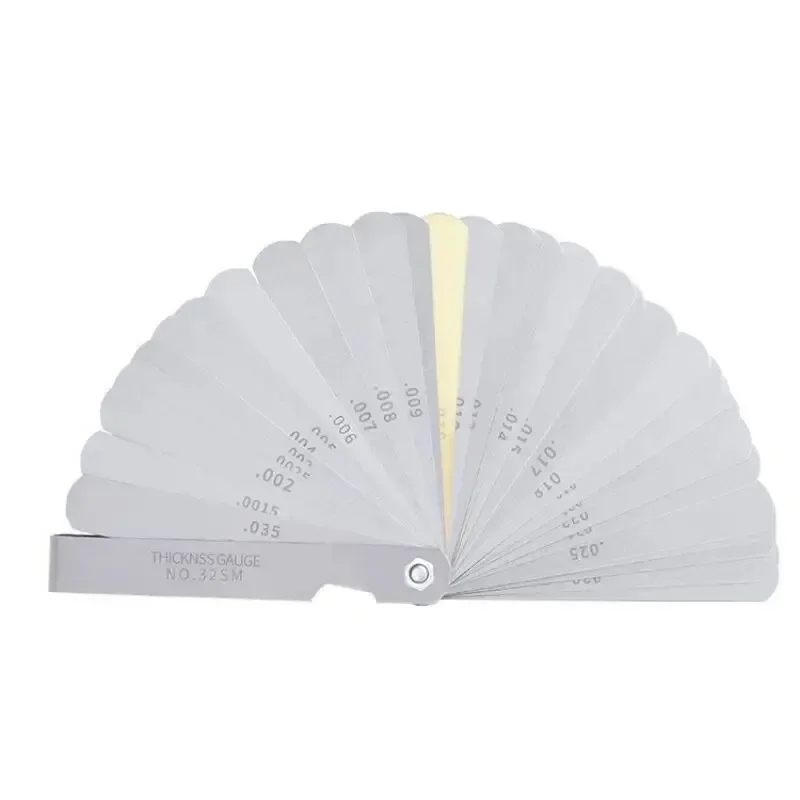 32 Blades Metric Thickness Gage Set Tappet Valve Feeler Gauge 0.04mm-0.88mm