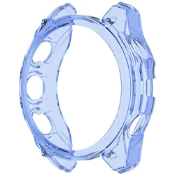 Durable TPU Protective Case Cover - Versatile Bumper and Shell - Fenix 8 51mm (Transpare Blue)