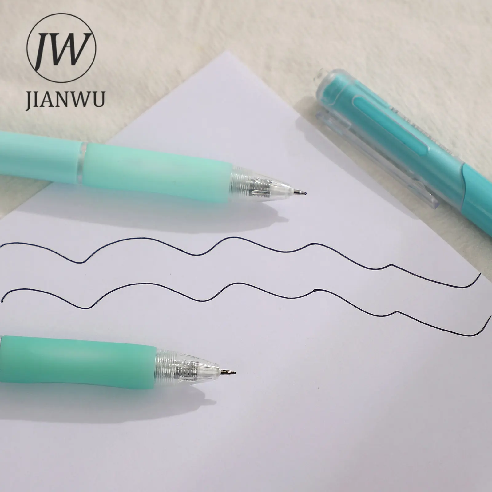 JIANWU 1pc 0.5mm Simple stationery 24 color gel pen creative