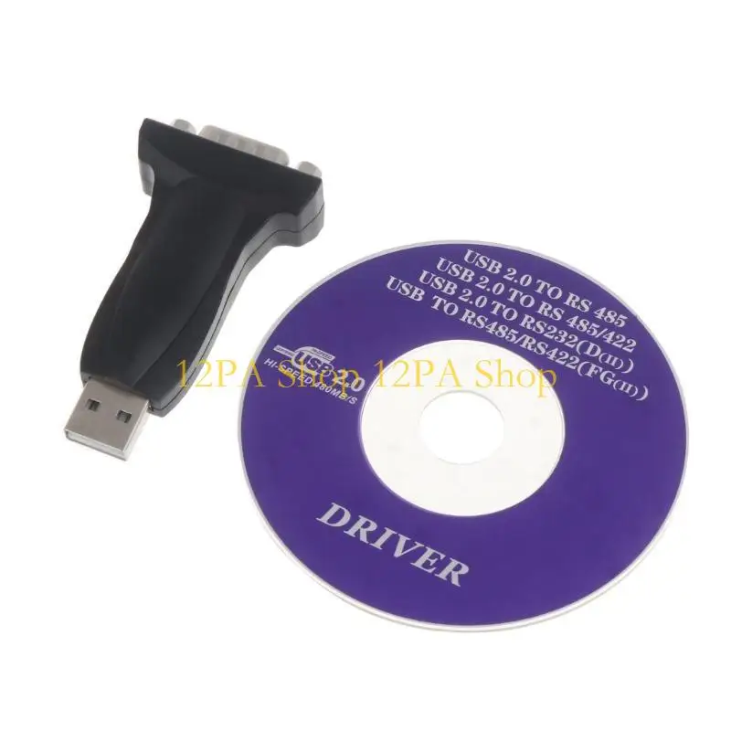 12PA USB 9핀 RS232 포트 직렬 변환 어댑터 RS232 직렬 인터페이스 PL2303