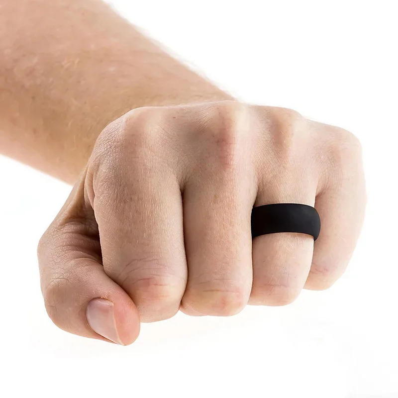 Sports Silicone Ring Lover Unisex Couples Wedding Rubber Bands Hypoallergenic Flexible Finger Rings 10pcs/set ring set,couples rings,finger ring,wedding rings,wedding ring,adjustable rings