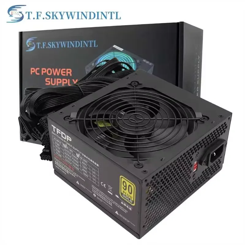 800W 전원 공급 장치 90 PLUS Gold ATX 데스크탑 컴퓨터 PSU 마이닝 치아 정격 전력 800W 경쟁력 있는 게임 게이머 110V 220V