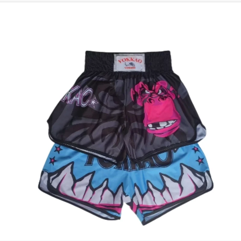 Boxing shorts, combat training, fitness gym, running training, speed drying, Sanda, Muay Thai shorts