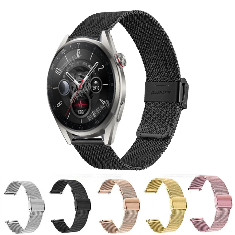Per Huawei Watch 3 Pro New Smartwatch 22Mm Bracciale Con Cinturino Milanese Per Huawei Gt 2 Gt3 Gt 3 Pro 46Mm/2E // Honor Magic 2 Men Band
