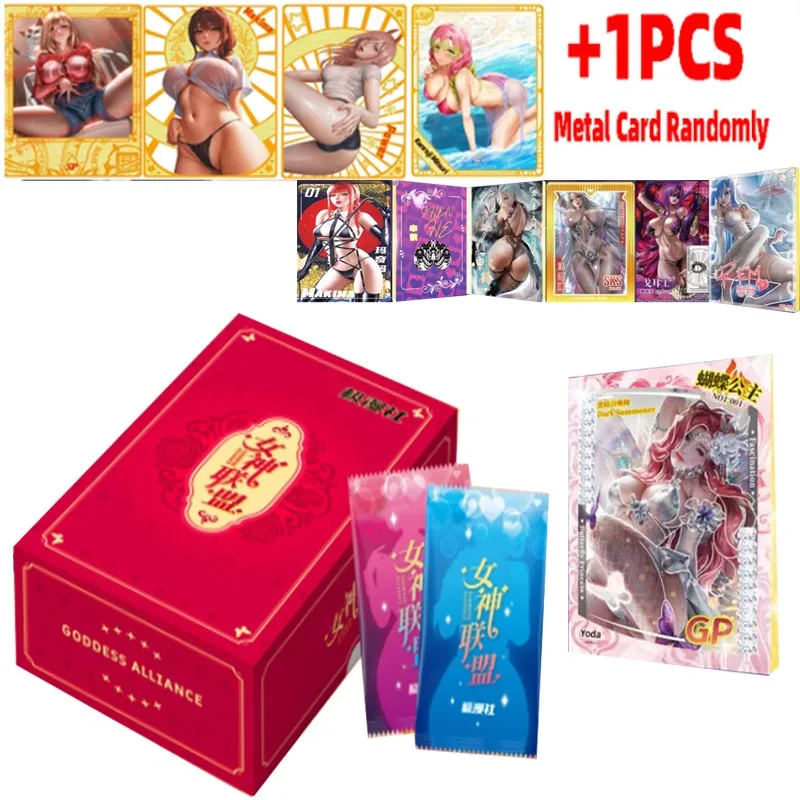 2023 New Goddess League Collection Card Booster Box + Cp Lp Xp Sks Quicksand Card Bikini Feast Doujin Toys And Hobby Gift