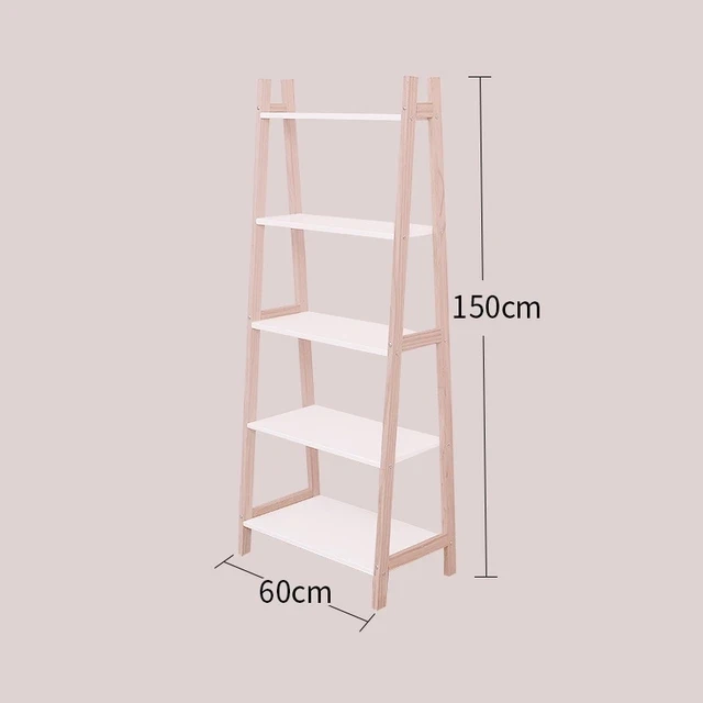 Kids BookshelfNordic children's bookshelf creative storage rack trapezoidal multi-layer simple furniture display rack shelf to S