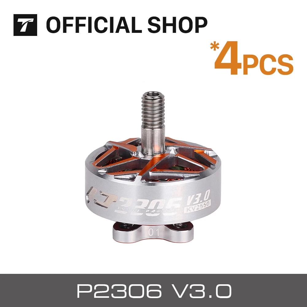 4 шт., мощный бесщеточный электродвигатель P2306 V3.0 KV1750 KV1950 KV2550