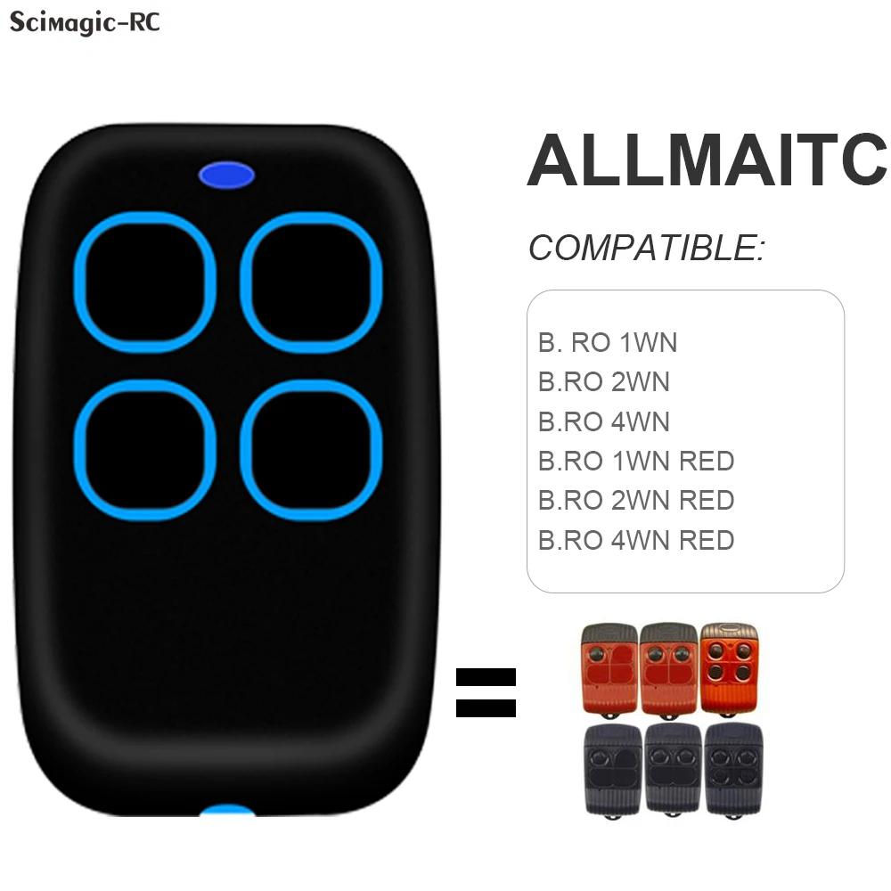 ALLMATIC Remote Control Garage Gate Clone ALLMATIC BRO WN BRO OVER MINI