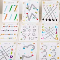 Practice Copybook for Kids - Reusable Tracing and Drawing Erasable Pen Loose Sheets - Early Learning Writing Skills Tool 2