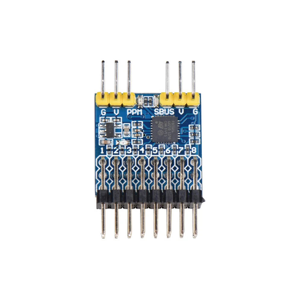 

JHEMCU SPP-SBUS 8CH PPM PWM SBUS Signal Converter 15A 3.3-20V for RC Airplane Helicopter FPV Drone PWM PPM SBUS Receivers