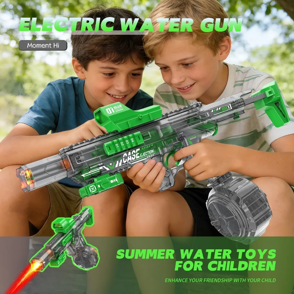 Elektrische Wasserpistole Mit Rückstoß Und Led Lichteffekten_voghion.com