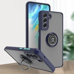 Shockproof Magnetic Ring Holder Stand Case with Enhanced Protection - Galaxy S8 (Blue)